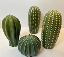 Ceramic Cactus Ornaments set