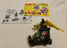 Hanna- Barbera Wacky Races Flapping Dragon Mobile Racer 1998 KFC Toy with Papers