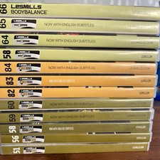 Les Mills Workouts CD, DVD & notes - BodyBalance, BodyAttack, Body Combat