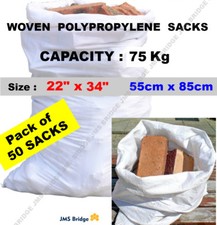 50 x Tough Woven Polypropylene