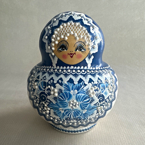 Hand painted wooden matryoshka - wooden,
