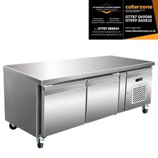 Professional Low Refrigerated Counter/Chef Base 2 Doors 1360x700x650mm / B GRADE