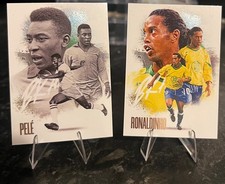 PELE & ronaldinho brazil futera base cards
