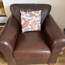 2 M&S Leather Armchairs