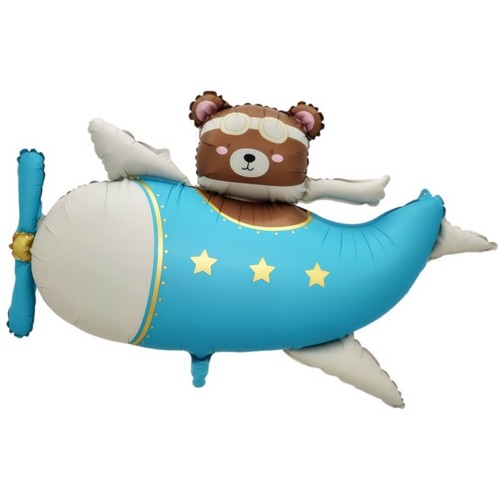 Teddy bear airplane - teddy,