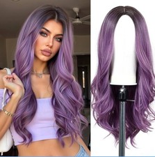 Esmee Long Wavy Ombre Purple