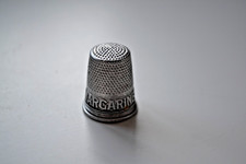 Vintage Advertising Metal Thimble - Blue Star Margarine
