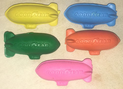 Goodyear blimp vintage rubber - goodyear,