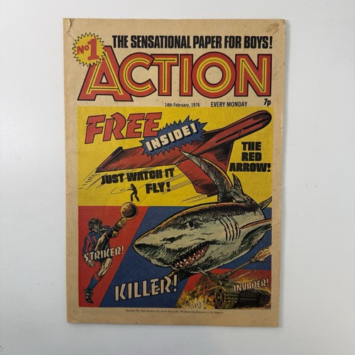Action comic february - action, (february