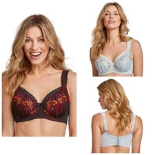 Miss Mary Of Sweden Floral Sun Bra Underwired Full Coverage Womens Lingerie 8003