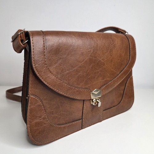 Vintage style brown faux - brown,