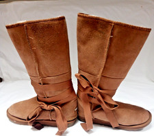 Emu Suede Tan Boots Size 7