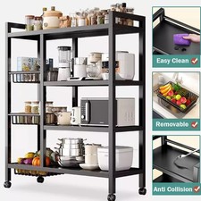 Large 4 Tier Metal Trolley