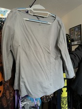 Light grey Pinup Girl Clothing Sabrina Top