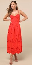 Lulus Jenora Bright Red