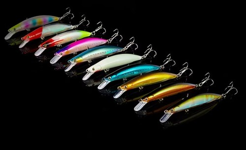 Floating diving minnow lure - floating, lure-