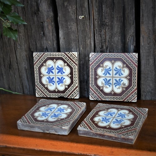 Antique geometric encaustic - antique,