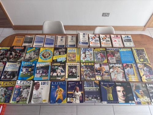 Leeds utd home programmes - leeds,