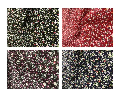 Poly cotton small floral - poly,
