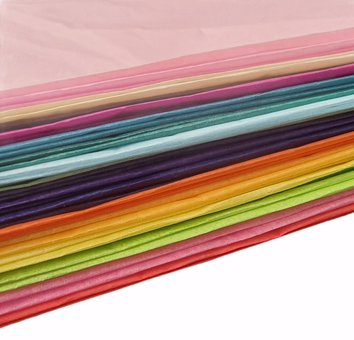 Large mixed coloured tissue - large,