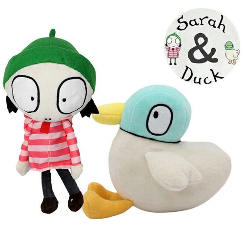 Sarah and duck plush toy - plush,