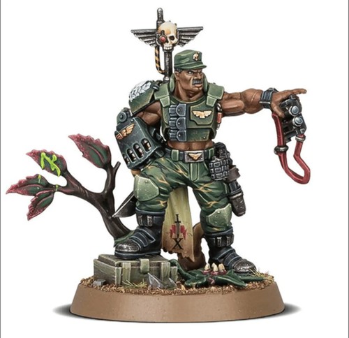 Catachan colonel warhammer 40k - catachan,