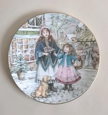 Royal Worcester "A Posy For Mother" NSPCC Christmas Plate 1991 210mm VGC