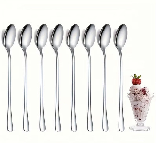 Long handle iced tea spoons - 6x,
