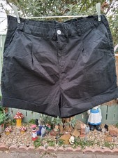 Ladies black shorts - black,