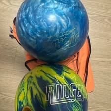 Bowling Balls Set Blue and