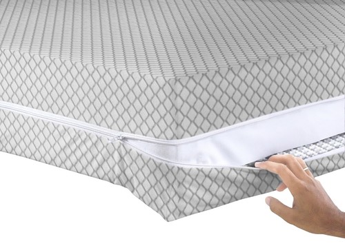 Zipped mattress protector anti - zipped,