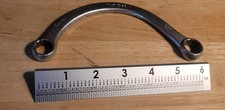 GILLER Curved Box End Wrench 9/16 5/8 Steel 6 inch Vintage Hand Tool Shop Use