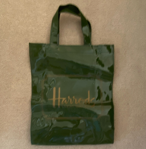 Harrods green plastic gift - green,