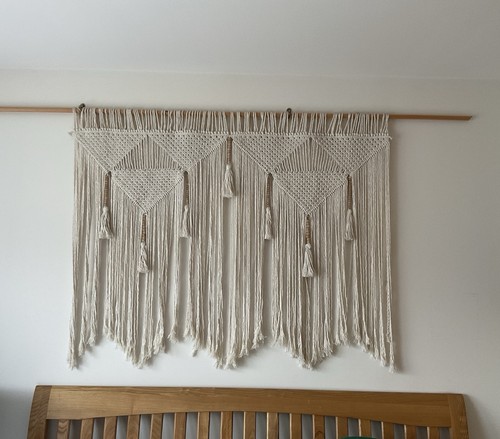 Large handmade macrame wall - large,