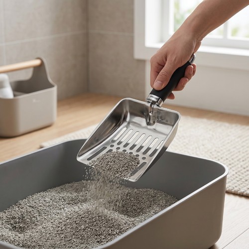 Metal cat litter - metal,