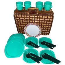 Vintage Wicker Picnic Hamper