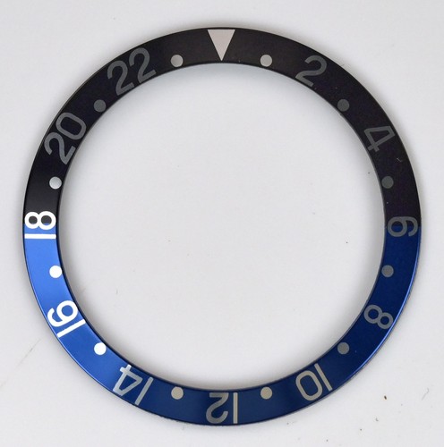 Bezel blue black insert - bezel,