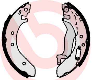 Brembo 503 brake shoe set - s, 52