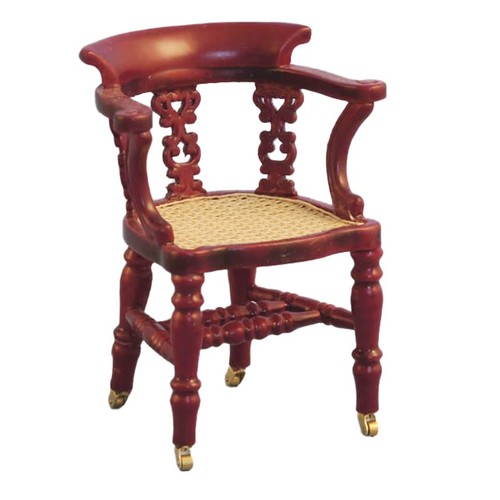 Dolls house mahogany - house, writing