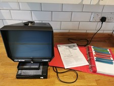 Eyecom Vintage 1000 Microfiche Reader Tested and Working With Case And Manual