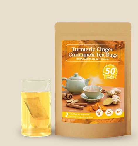100bags turmeric ginger - 50-100bags,
