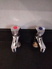 Basin Taps Chrome Pair