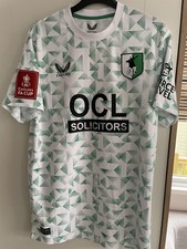 MANSFIELD TOWN FC - MATCH WORN SHIRT