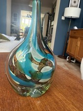 Vintage Mdina Lollipop Vase By