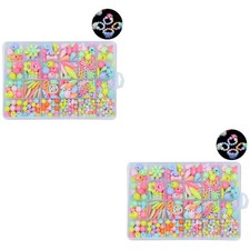  2 PCS Kids Craft Set Small Beads for Bracelet Making Colorful Jewelry
