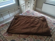 H&M Home Velvet Look Bedspread Blanket Throw 180x250 Great Condition Autumnal