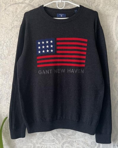 Men gant sweater grey - sweater, m
