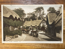 postcard shanklin the old