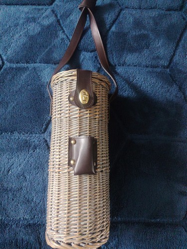 Wicker wine bottle - wine,