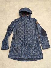 Henri Lloyd Jacket Womens M Navy Quilted Smart Coat Preppy Nautical Country Hood